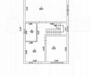 Дом 146м², 2-этажный, участок 4 сот.