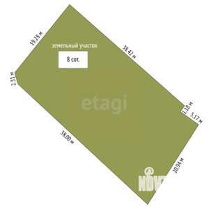 Дом 94м², 1-этажный, участок 8 сот.