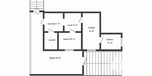 Дом 80м², 1-этажный, участок 3 сот.