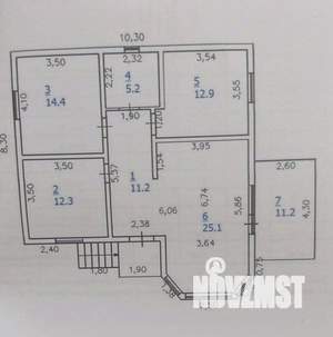 Дом 100м², 1-этажный, участок 5 сот.