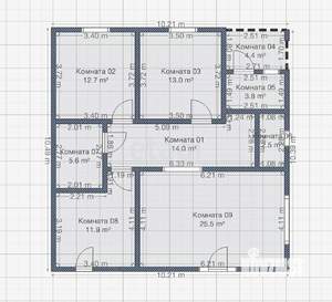Дом 100м², 1-этажный, участок 5 сот.