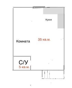 Дом 40м², 1-этажный, участок 4 сот.