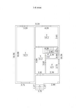Дом 165м², 2-этажный, участок 3 сот.