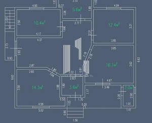Дом 90м², 1-этажный, участок 6 сот.