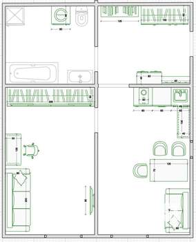Дом 42м², 1-этажный, участок 5 сот.