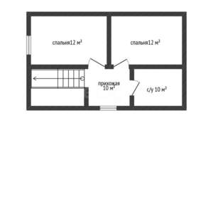 Дом 100м², 2-этажный, участок 4 сот.