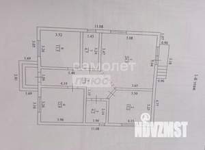 Дом 90м², 1-этажный, участок 4 сот.