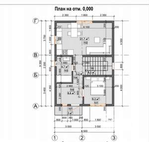 Дом 122м², 2-этажный, участок 5 сот.