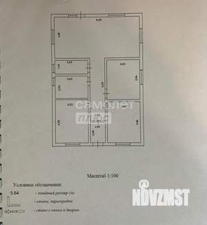 Дом 103м², 1-этажный, участок 4 сот.