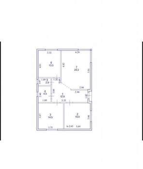 Дом 103м², 2-этажный, участок 3 сот.