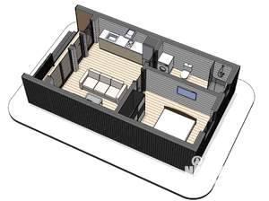 Дом 35м², 1-этажный, участок 3 сот.