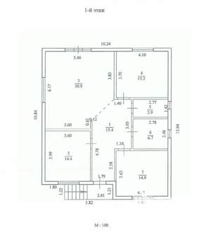 Дом 105м², 1-этажный, участок 4 сот.