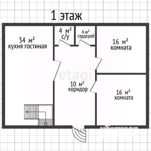 Дом 156м², 2-этажный, участок 5 сот.