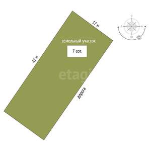 Дом 135м², 1-этажный, участок 7 сот.