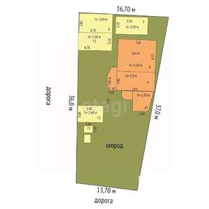 Дом 76м², 1-этажный, участок 6 сот.