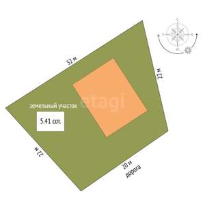 Дом 95м², 1-этажный, участок 10 сот.