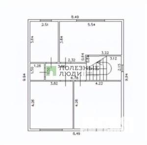 Дом 128м², 2-этажный, участок 3 сот.