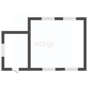 Дом 50м², 1-этажный, участок 4 сот.