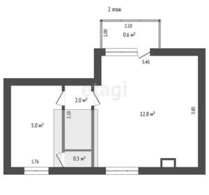 Дом 69м², 3-этажный, участок 7 сот.