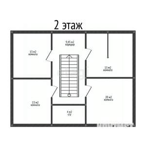 Дом 182м², 2-этажный, участок 8 сот.