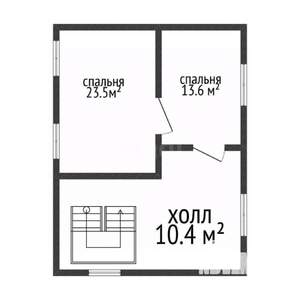 Дом 108м², 2-этажный, участок 6 сот.