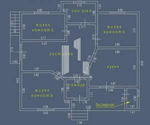 Дом 90м², 1-этажный, участок 6 сот.