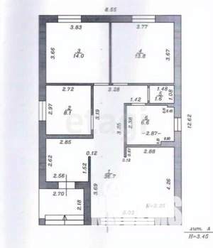 Дом 85м², 1-этажный, участок 7 сот.