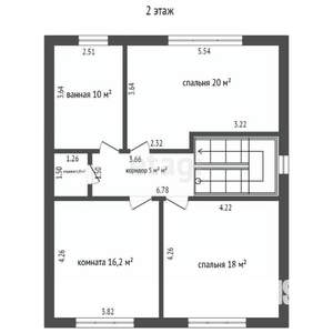 Дом 128м², 2-этажный, участок 6 сот.