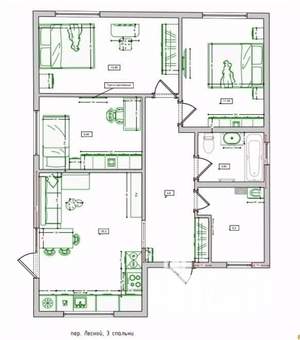 Дом 85м², 1-этажный, участок 5 сот.