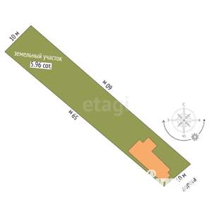 Дом 99м², 2-этажный, участок 6 сот.