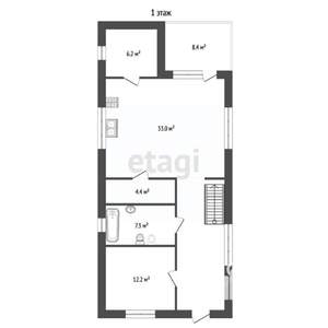 Дом 150м², 2-этажный, участок 5 сот.