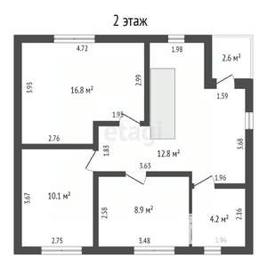 Дом 124м², 2-этажный, участок 5 сот.
