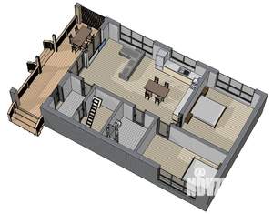 Дом 107м², 1-этажный, участок 6 сот.