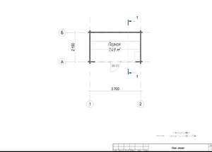 Дом 7м², 2-этажный, участок 1 сот.