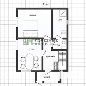 Дом 140м², 2-этажный, участок 2 сот.