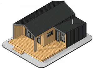 Дом 65м², 1-этажный, участок 3 сот.