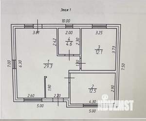 Дом 63м², 1-этажный, участок 5 сот.