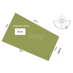 Дом 93м², 1-этажный, участок 10 сот.