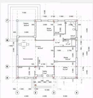 Коттедж 160м&sup2;, 1-этажный, участок 7 сот.  