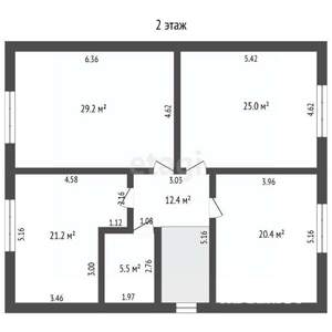 Дом 221м&sup2;, 2-этажный, участок 8 сот.  