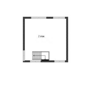 Дом 59м&sup2;, 2-этажный, участок 8 сот.  