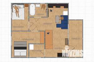 Дом 128м², 2-этажный, участок 3 сот.  