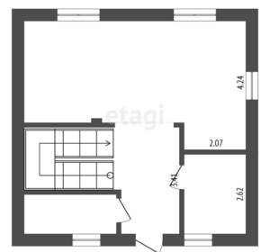 Дом 101м², 2-этажный, участок 6 сот.  