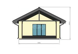Дом 70м&sup2;, 1-этажный, участок 4 сот.  