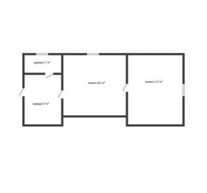 Дом 68м&sup2;, 1-этажный, участок 0 сот.  