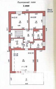 Дом 480м², 2-этажный, участок 13 сот.  
