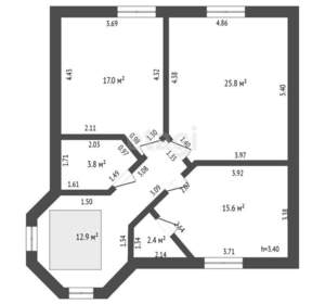 Дом 238м², 3-этажный, участок 5 сот.  