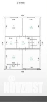 Дом 150м&sup2;, 2-этажный, участок 6 сот.  