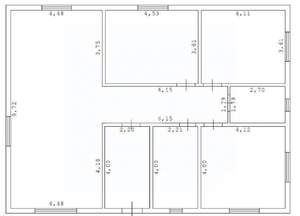 Коттедж 130м², 1-этажный, участок 7 сот.  