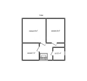 Дача 150м², 2-этажный, участок 6 сот.  